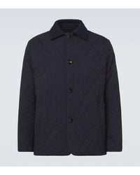 Agnona - Quilted Wool-Trimmed Jacket - Lyst