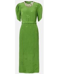 Erdem - Embellished Jacquard Cocktail Dress - Lyst