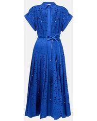 Rebecca Vallance - Hemdblusenkleid Aus Baumwolle - Lyst