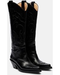 Gabriela Hearst - Capitana Leather Cowboy Boots - Lyst