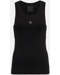 Givenchy - Tank top in jersey di cotone - Lyst