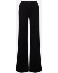 7 For All Mankind - Lotta High-Rise Wide-Leg Jeans - Lyst