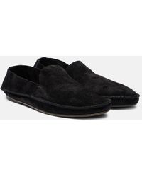 The Row - Tyler Suede Loafers - Lyst