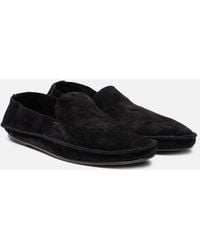 The Row - Tyler Suede Loafers - Lyst