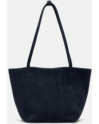 The Row - Tote Bag Park Edge Medium Aus Veloursleder - Lyst
