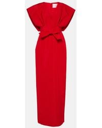 Carolina Herrera - Bow-Detail Silk Faille Gown - Lyst