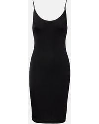 Saint Laurent - Cassandre Jersey Midi Dress - Lyst