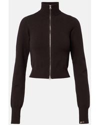 Extreme Cashmere - N°302 Lemon Cashmere-Blend Zip-Up Cardigan - Lyst