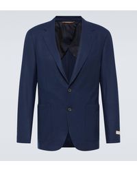 Canali - Single-breasted Cashmere-blend Blazer - Lyst