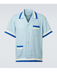 Bode - Seedling Stripe Linen Shirt - Lyst