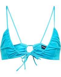 Jacquemus Le Haut Tropea Bikini Top - Blue