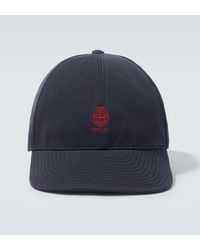 Prada - Logo Canvas Baseball Cap - Lyst