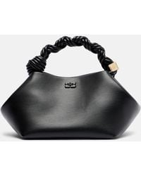 Ganni - Bou Small Leather Tote Bag - Lyst