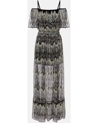 Rabanne - Embellished Off-Shoulder Gown - Lyst