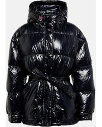 Perfect Moment - Metallic Belted Down Parka - Lyst