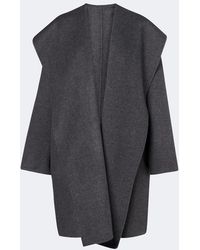 TOTEME - Hooded Wool Coat - Lyst