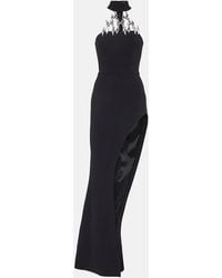 David Koma - Crystal-Embellished Asymmetric Gown - Lyst