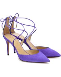 Aquazzura Pumps Very Matilde 85 - Blau