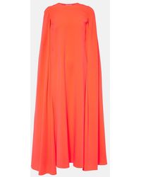 ROKSANDA - Twiggy Caped Midi Dress - Lyst
