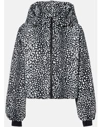 Perfect Moment - Bubble Leopard-Print Down Ski Jacket - Lyst
