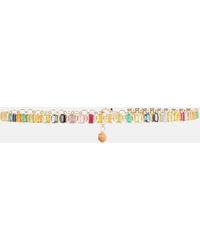 SHAY - Rainbow Eternity 18kt Gold Choker With Diamonds, Sapphires, Emeralds, And Rubies - Lyst