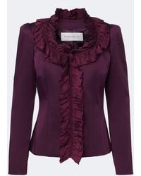 Nina Ricci - Ruffled Cady Jacket - Lyst