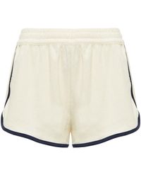 Tory Sport Synthetik High-Rise Shorts aus Jersey in Natur Damen Bekleidung Kurze Hosen Mini Shorts 