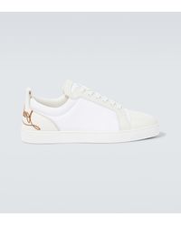 Christian Louboutin - Fun Louis Junior Leather Sneakers - Lyst