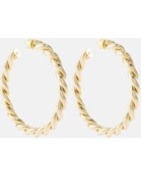 Jennifer Fisher - 14kt Gold-plated Hoop Earrings - Lyst