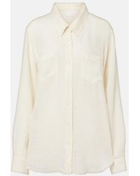 Dries Van Noten - Oversized Ramie Shirt - Lyst