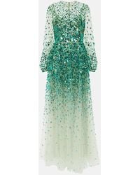 Valentino - Embellished Tulle Gown - Lyst