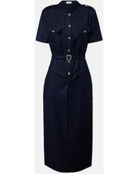 McQueen - Belted Shirt Dress - Lyst