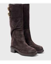 Jimmy Choo - Brooklyn Kb 50 Suede Knee-High Boots - Lyst