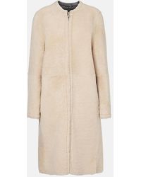 TOTEME - Shearling Coat - Lyst