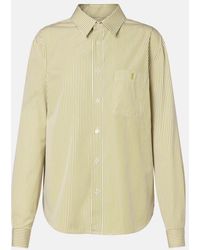 Saint Laurent - Striped Cotton Shirt - Lyst