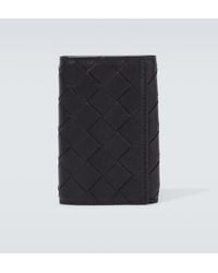 Bottega Veneta - Cartera Plegable De Piel Intrecciato - Lyst