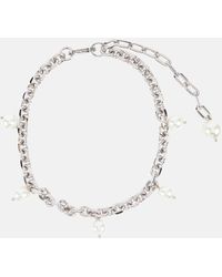 Simone Rocha - Faux-pearl Embellished Necklace - Lyst