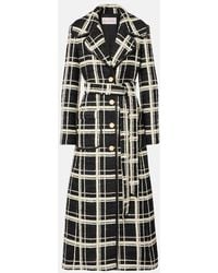 Valentino - Mossi Wool-Blend Tweed Coat - Lyst