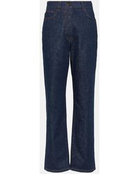 The Row - Borjis High-rise Straight Jeans - Lyst