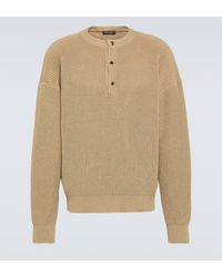 Loro Piana - Umi Ribbed-knit Cotton Sweater - Lyst
