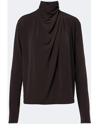 Vince - Top De Jersey Drapeado - Lyst