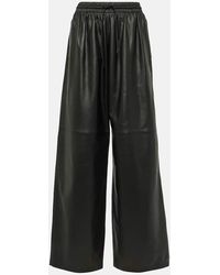 Wardrobe NYC - Pantalones anchos de piel - Lyst