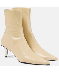 Proenza Schouler - Spike Leather Ankle Boots - Lyst