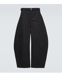 Sacai - X Carhartt Wip Cotton Barrel-Leg Pants - Lyst