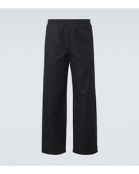 Gucci - Gg Canvas Straight-Leg Pants - Lyst