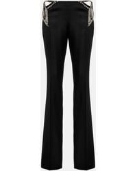 Stella McCartney - Embellished Cut-out Low-rise Pants - Lyst