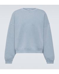 Acne Studios - Crewneck Cotton Jersey Sweatshirt - Lyst