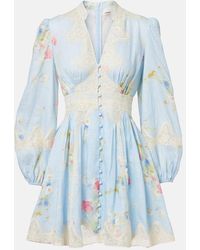 Zimmermann - Miniabito Lucky Lace - Lyst