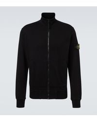 Stone Island - Compass Cotton Half-Zip Sweater - Lyst