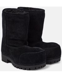 Balenciaga - Alaska Low Suede Boots - Lyst